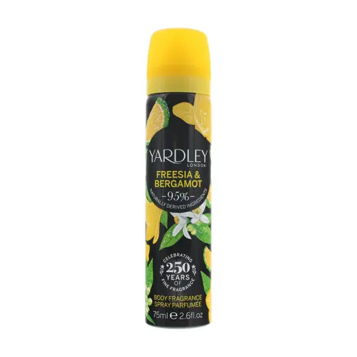 Yardley, Freesia and Bergamot, Scented Spray, For Women, 75 ml