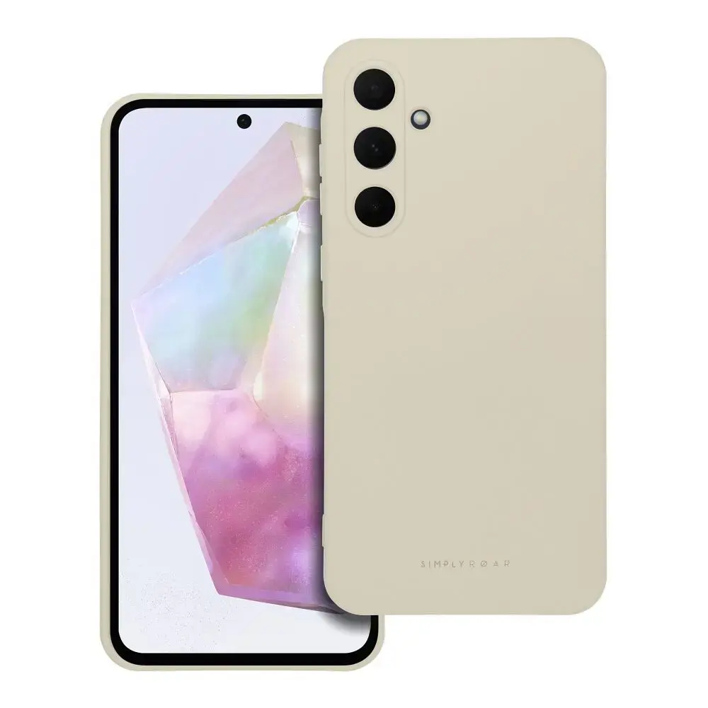 ROAR SPACE maciņš telefonam Samsung Galaxy A35 (A356) balts