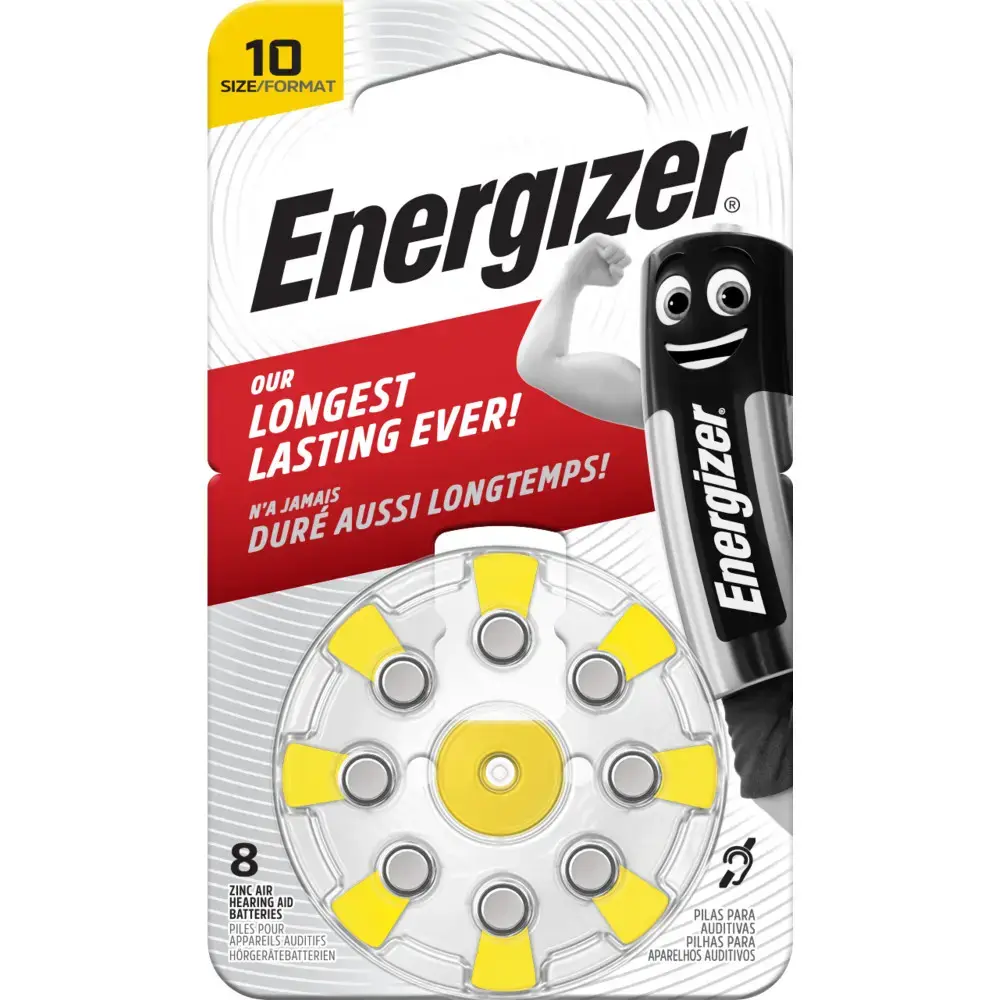 Energizer Zinc Air Battery AC10E (V10