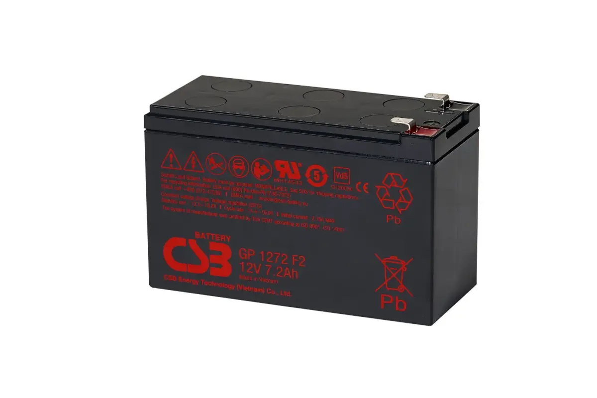 CSB Battery Lead acid battery 12V 7.2Ah Pb AGM VRLA CSB