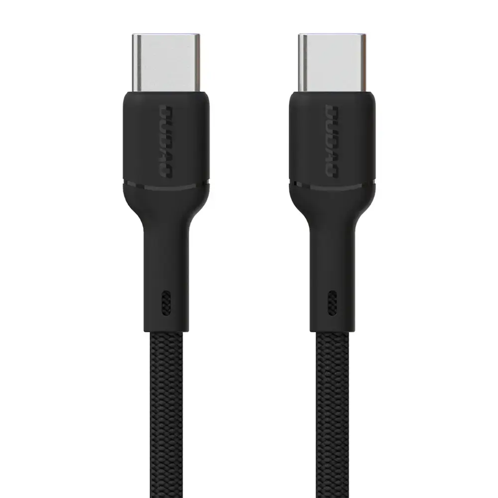 Dudao L9C datu pārraides un uzlādes vads | USB-C uz USB-C | 65W | 1m | melns
