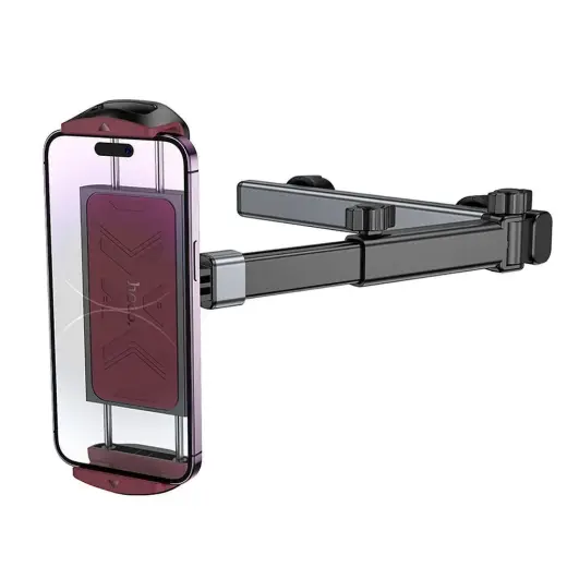 Car phone / tablet holder Hoco telescopic headrest (4,5" - 13") H69 black and red