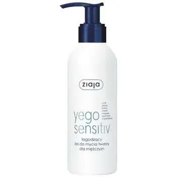 Ziaja Yego Sensitiv Soothing Face Wash Gel - Čisticí gel pro muže 200ml