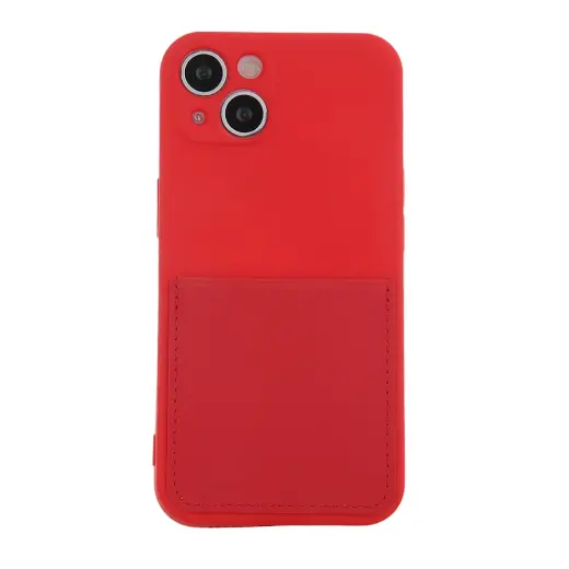 Fusion Card Case прочный силиконовый чехол для Apple iPhone 11 красный