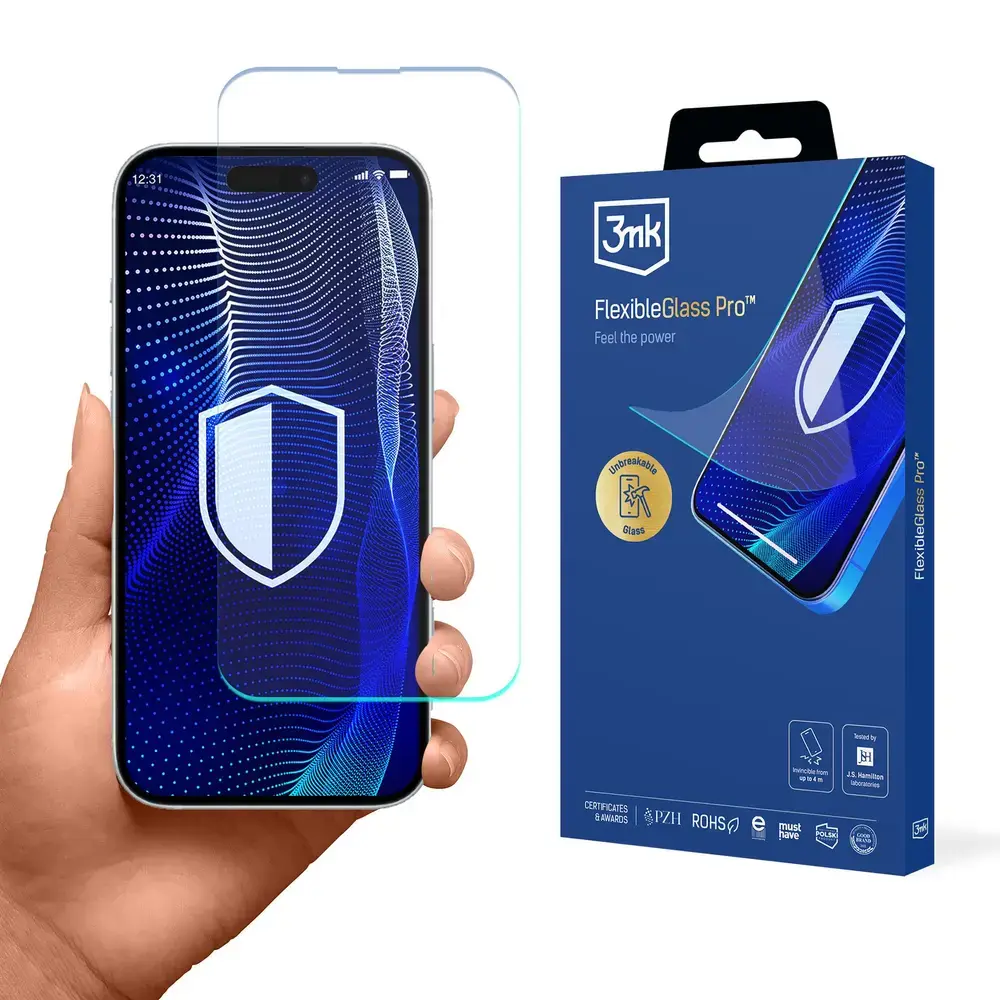 3mk FlexibleGlass Pro v2.0 Hybrid Glass for iPhone 17 Pro Max