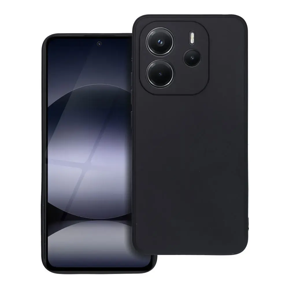 MATT case for XIAOMI Redmi Note 14 4G (GLOBAL - 164,84mm x 78,15mm x 8,16mm) black