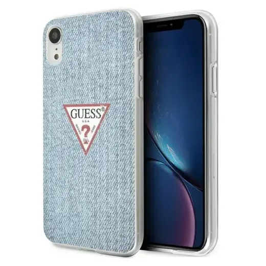 Guess GUHCI61PCUJULLB iPhone Xr light blue hardcase Jeans Collection