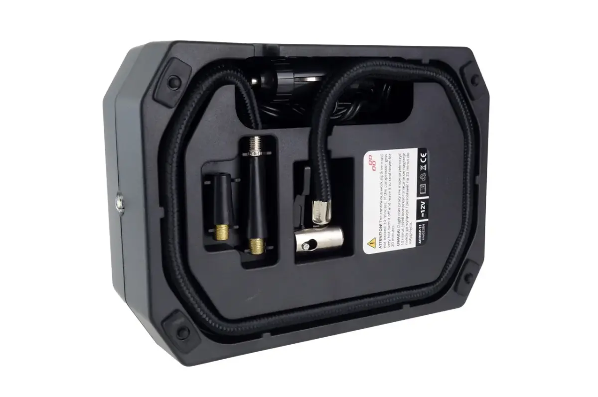 Car Air compressor with digital pressure gauge and LED light 12V Acomp-11
