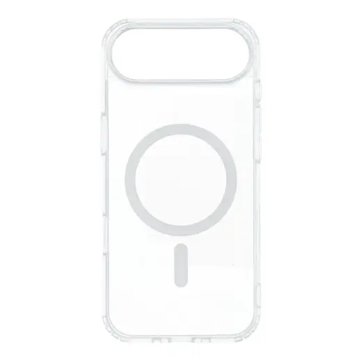 Drop Glue Colorful Ring telefono dėklas su stovu ir MagSafe palaikymu iPhone 17 Air baltas