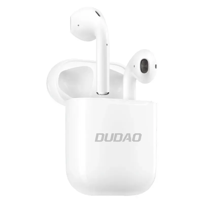 Dudao TWS Bluetooth 5.0 In-Ear Wireless Earphones White (U10H)