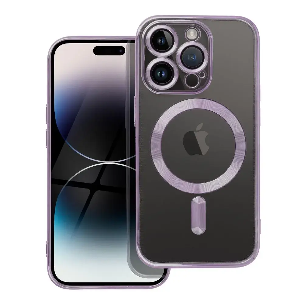 Electro Mag maciņš ar MagSafe atbalstu telefonam iPhone 14 Pro violets