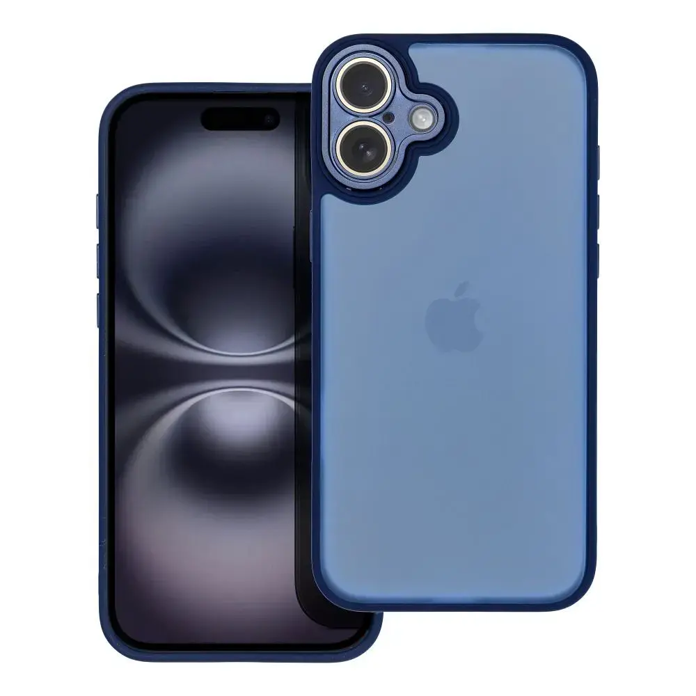 VARIETE maciņš telefonam iPhone 16 Plus tumši zils