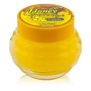 Holika Holika Canola Honey Sleeping Pack - Night Face Mask with Honey and Rapeseed - 90 Ml