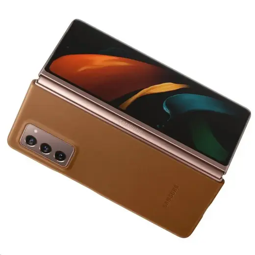 EF-VF916LAE Samsung Leather Cover for Galaxy Z Fold 2 Brown