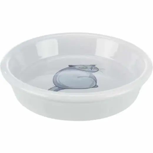 Bļoda dzīvniekiem, keramika - Trixie Bowl with motif, ceramic, 0.25 l/ø 13 cm
