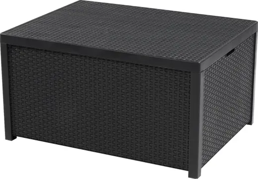 Garden table/storage box Arica grey