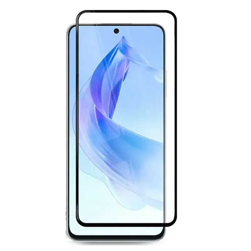 Fusion 5D glass aizsargstikls pilnam ekrānam Honor 90 Lite 5G melns