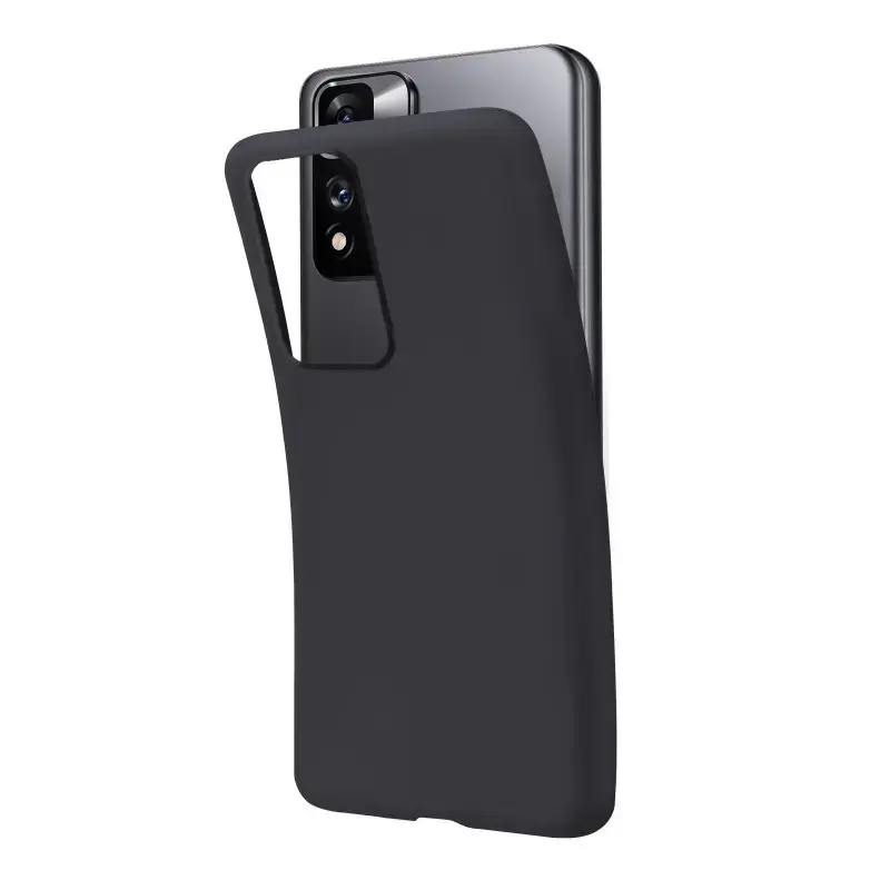 Fusion soft matte silikona aizsargapvalks Xiaomi Redmi Note 11 4G | 11S melns