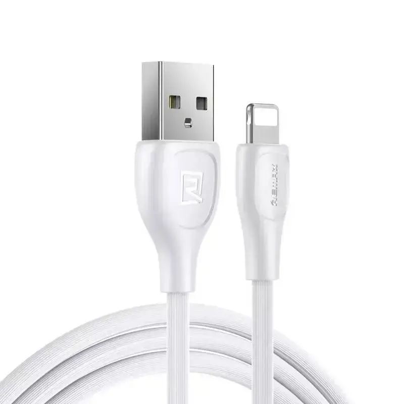 Remax Lesu Pro USB - Lightning data charging cable 480 Mbps 2,1 A 1 m white (RC-160i white)