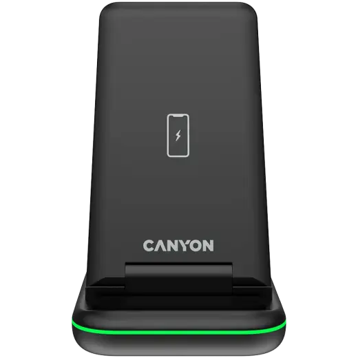 CANYON wireless charger WS-304 15W 3in1 Black