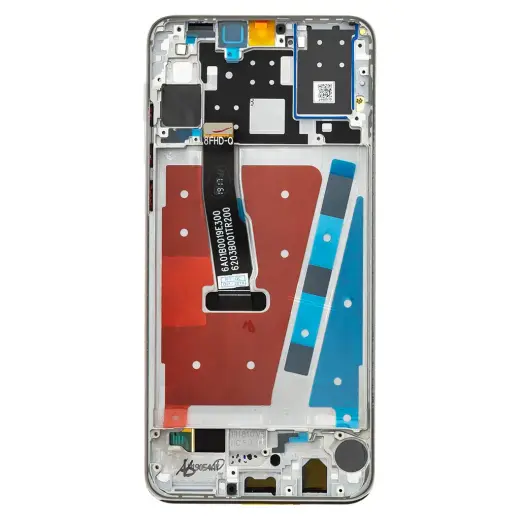 LCD Display + Touch Unit + Front Cover Huawei P30 Lite White (for 48MP foto)