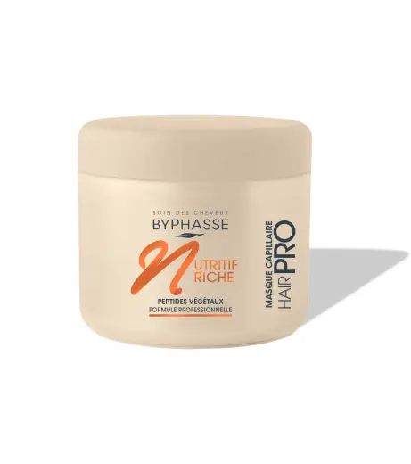 Byphasse, Hair Pro, Hair Treatment Cream Mask, Nutritiv Riche, 500 ml