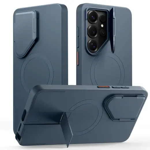 TECH-PROTECT Kevlar Aura telefono dėklas su MagSafe palaikymu Samsung Galaxy S26 Ultra (S948) mėlynas