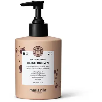 Maria Nila Color Refresh Beige Brown Mask 7.23 - Tónovací maska 100ml