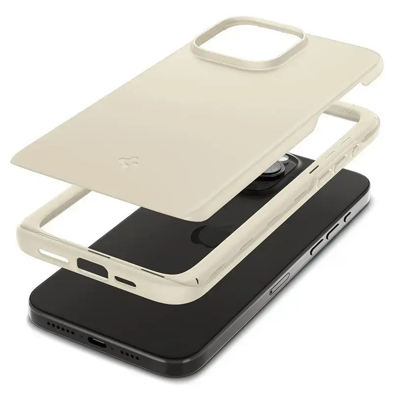 Spigen Thin Fit iPhone 15 Pro Case - Beige