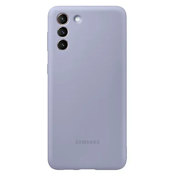 EF-PG996TVE Samsung Silicone Cover for Galaxy S21+ Violet