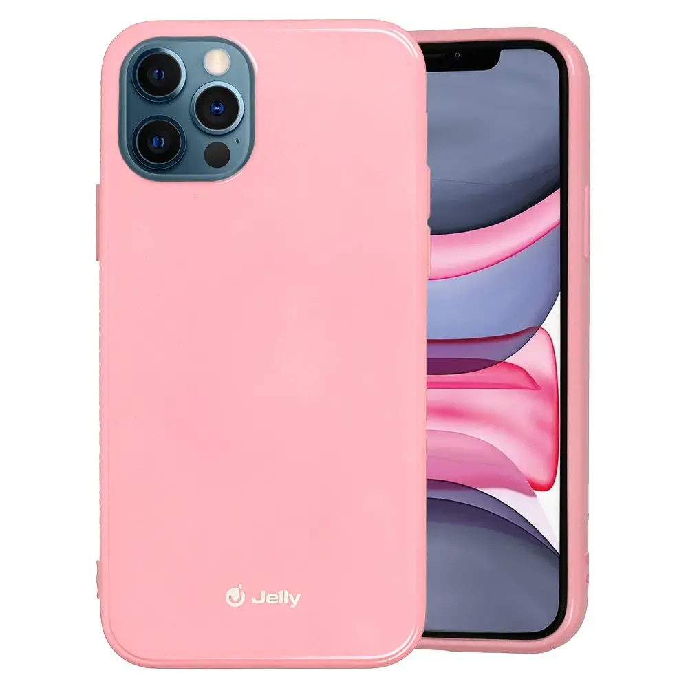 Jelly maciņš telefonam iPhone 14 Plus rozā