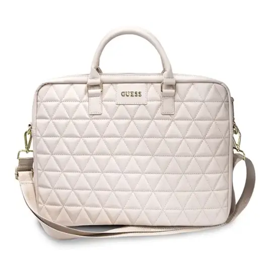 Guess сумка для ноутбука GUCB15QLPK 15" розовая стеганая