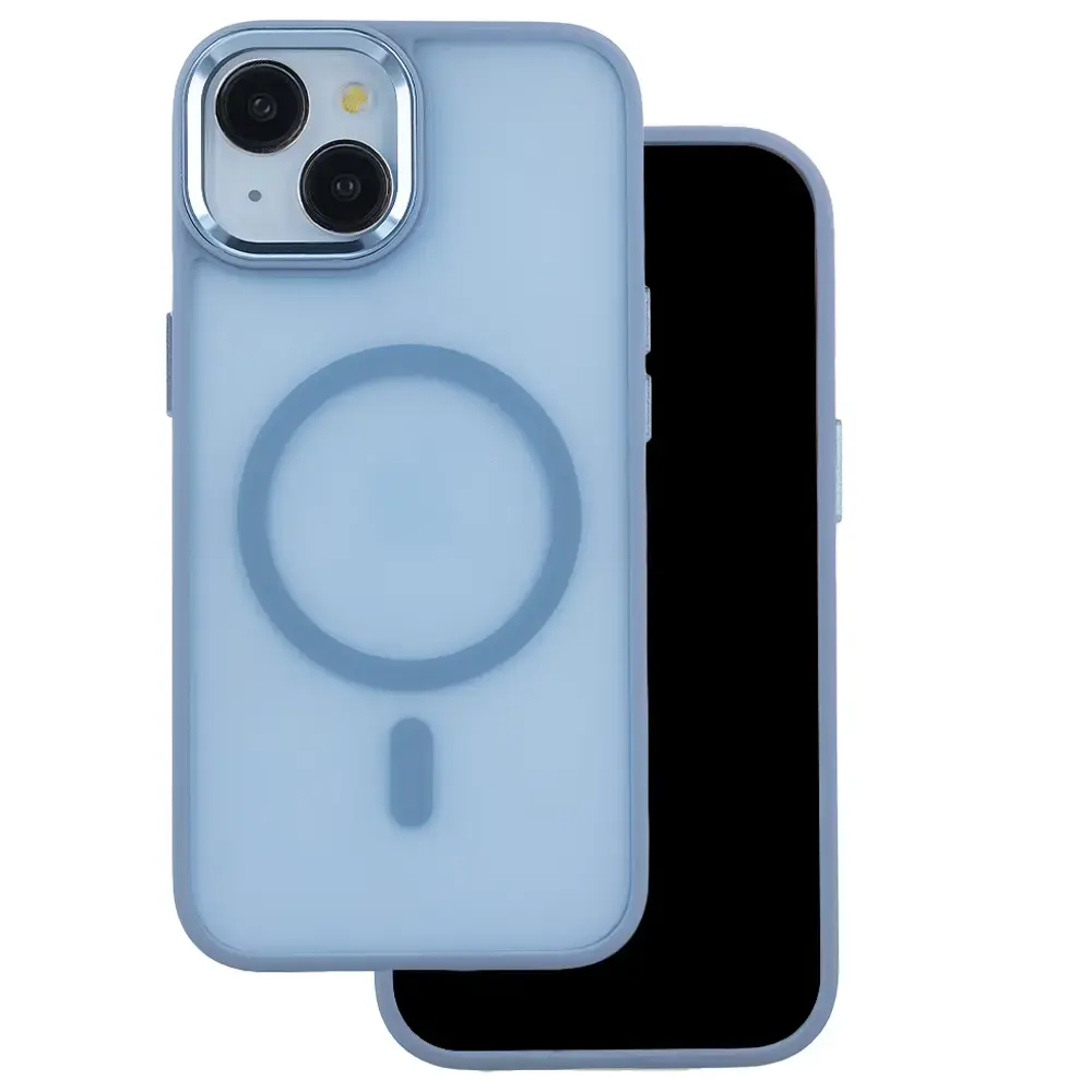 Frozen Mag case for Samsung Galaxy S25 light blue