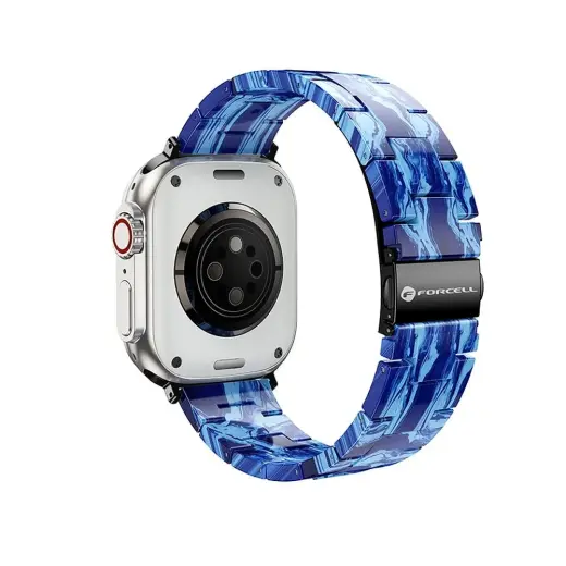 Forcell F-Design išmaniojo laikrodžio dirželis Apple Watch (38/40/41 mm) | plastikinis | mėlynas