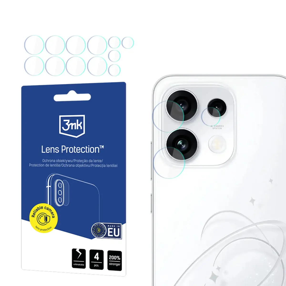 Oppo Reno 16 F / Reno 16 FS (CPH2859) - 3mk Lens Protection