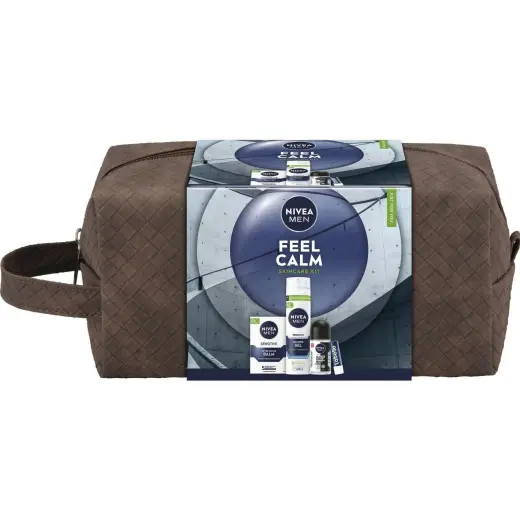 NIVEA, Set Regalo Bellezza, Bag Sensitive Geschenkset Für Herren (Set per La Cura Del Corpo)