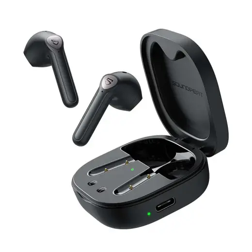 Soundpeats TrueAir2+ bezvadu austiņas melnas