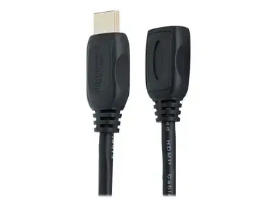 StarTech.com 2m (6ft) HDMI Extension Cable, Ultra HD HDMI Male to Female Cable, 4K HDMI Cable Extender, 4K 30Hz UHD HDMI Cable with Ethernet M|F, High Speed HDMI 1.4 Cable, 10.2Gbps - HDMI Cord Extender - HDMI extension cable - 2 m