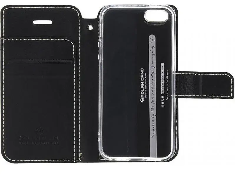Molan Cano Issue Book Case for Realme 7i Global|Narzo 30A Black