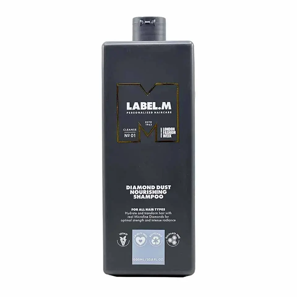 Label.M, Diamond Dust, Hair Shampoo, Nourishing, 1000 ml
