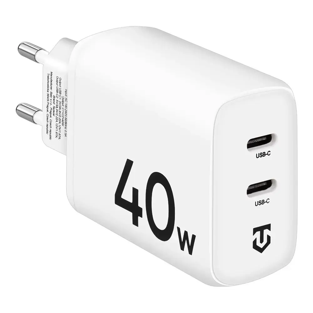 Tactical Base Plug tīkla lādētājs | 40W | USB-C | balts