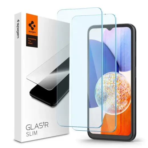 Spigen tempered glass for phone Samsung Galaxy A15 4G | Samsung Galaxy A25 5G - 2 pcs.