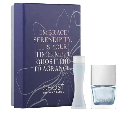 Set Ghost: The Fragrance, Eau De Toilette, For Women, 5 ml + Ghost, Nail Polish, Metallic Blue, 10 ml