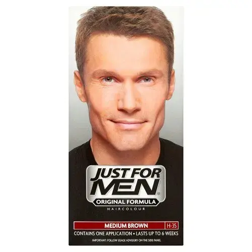 Just for Men Shampoo-in Hair Colour - Medium Brown in Clear