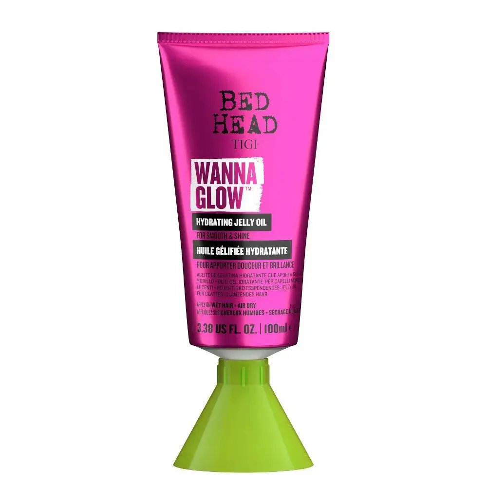 Tigi Wanna Glow Hydrating Jelly Oil for Shiny Smooth Hair, 100Ml in Clear