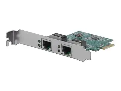 StarTech.com Dual Port Gigabit PCI Express Server Network Adapter Card - 1 Gbps PCIe NIC - Dual Port Server Adapter - 2 Port Ethernet Card (ST1000SPEXD4) - network adapter - PCIe - Gigabit Ethernet x 2
