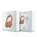 Guess Rectangle Metal Script Logo ENC Wireless Headphone Orange
