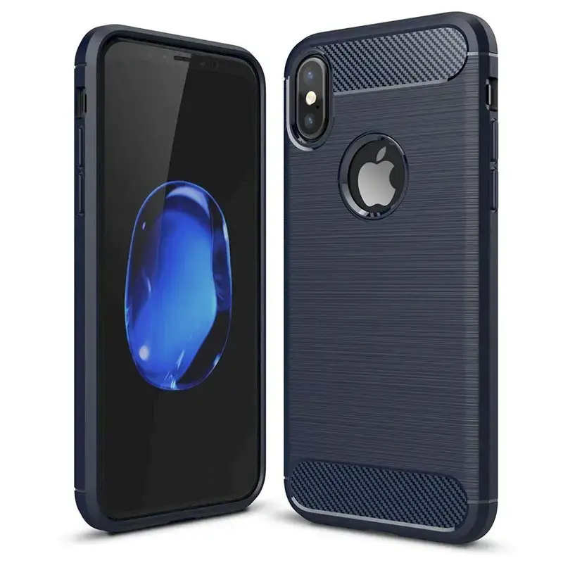 Fusion Trust Back Case Silicone Case For Apple iPhone X | XS Blue