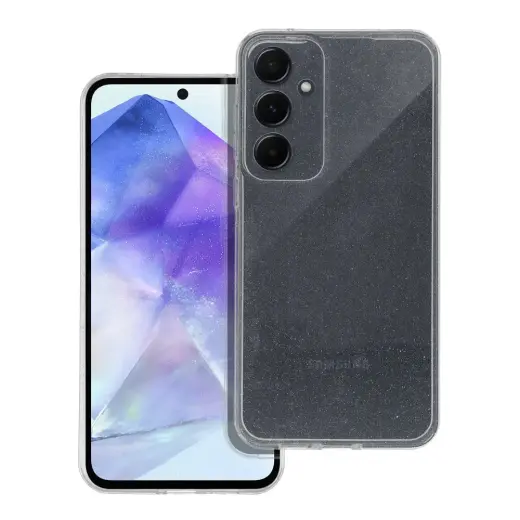 Clear 2 mm Blink telefono dėklas Samsung Galaxy A55 5G (A556) skaidrus