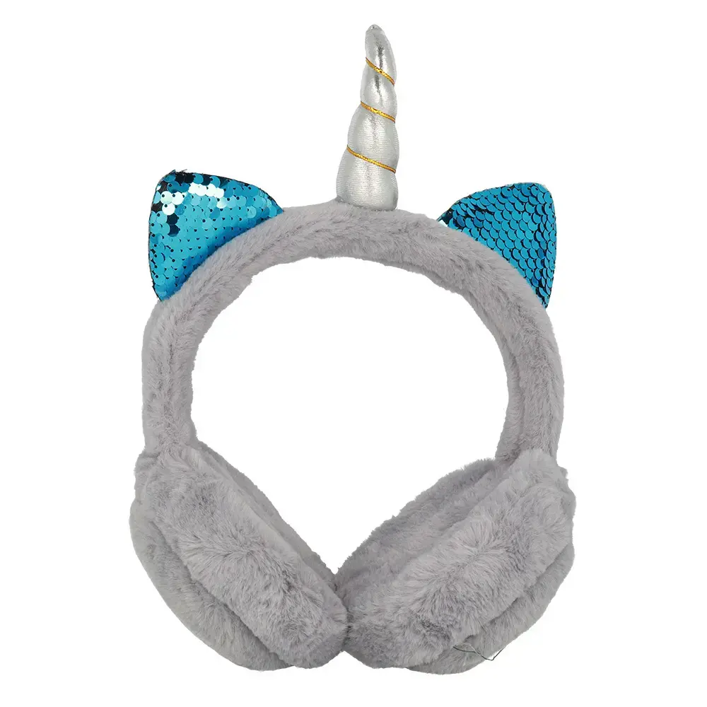 GJBY headphones - Plush UNICORN Grey